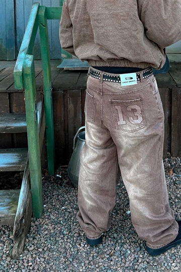 Lost Boys Archives Sandblasted Everyday Jeans Brown